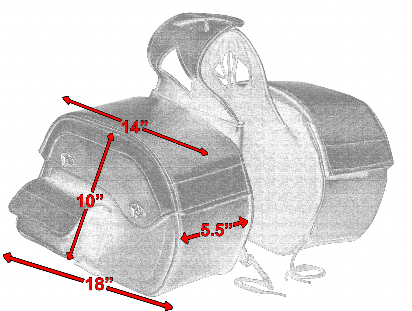 Two Strap Saddle Bag
