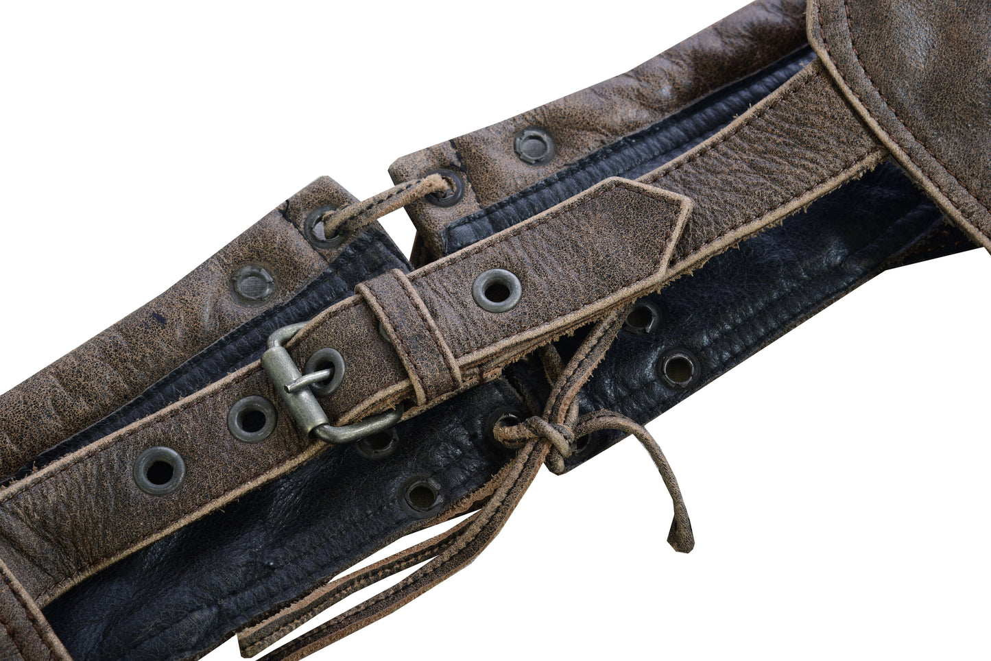 Women's Stylish Lightweight Hip Set Chaps- Two Tone