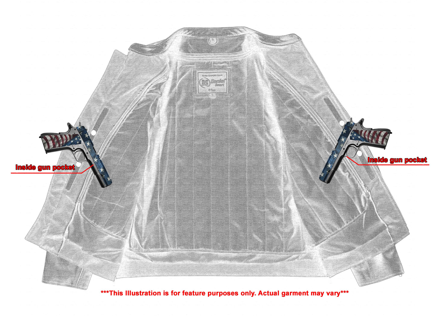 Men's Classic Black Scooter Leather Jacket