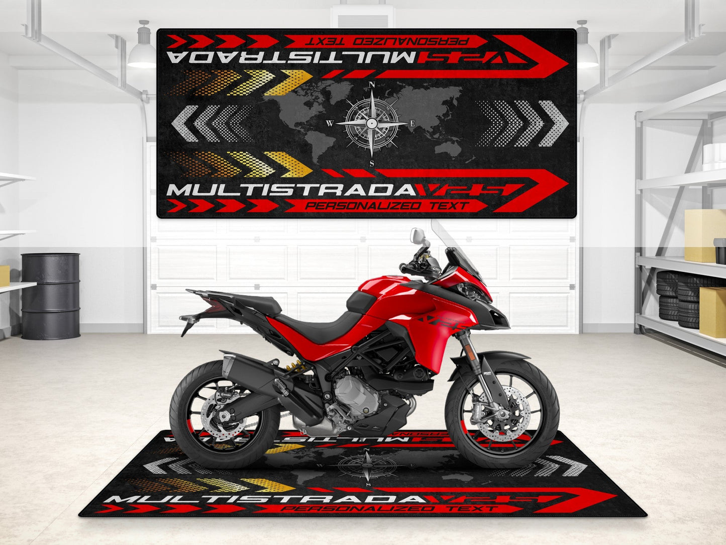MPM Motorcycle Mat for Ducati Multistrada V2 S - MM7163