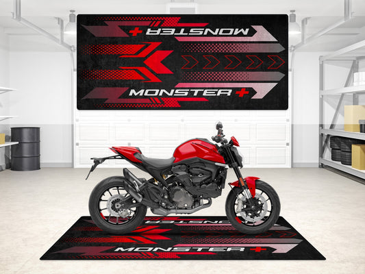 MPM Motorcycle Mat for Ducati Monster + Plus - MM7195