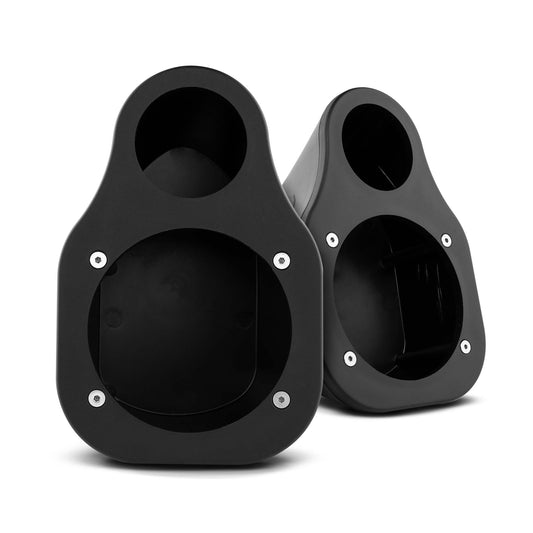 High Density Abs 2-Way Universal Pod 1 X 4" Loudspeaker and 1 X .5-1” Tweeter(Pair)