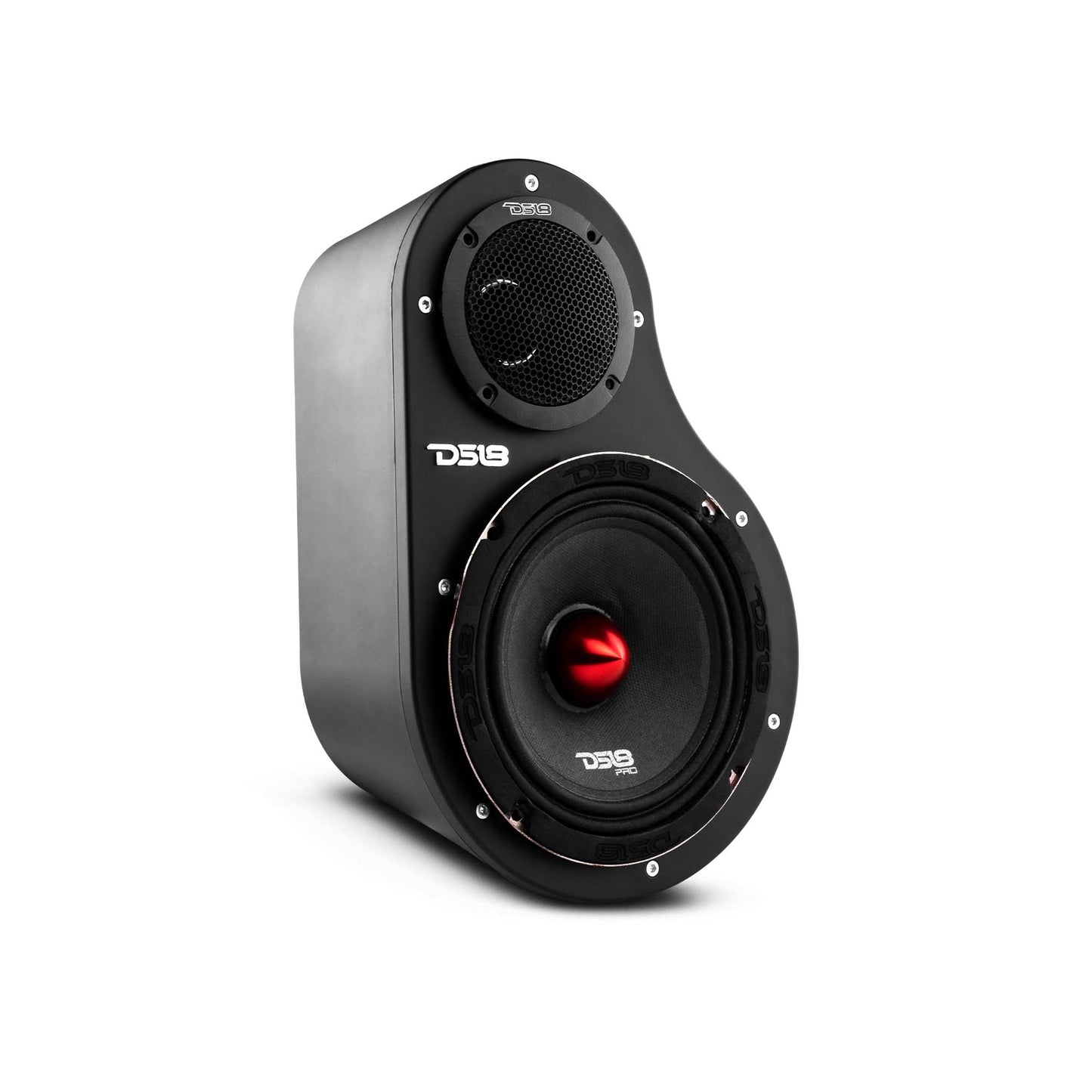 High Density Abs 2-Way Universal Pod 1 X 6.5" Loudspeaker and 1 x 1.5" Tweeter