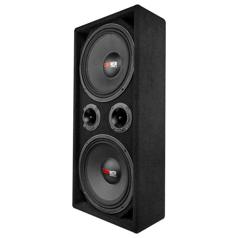 Dual 10" Loaded Ported Voceteo box ( 2 x PRO-X10M and 2 x PRO-TWX2)