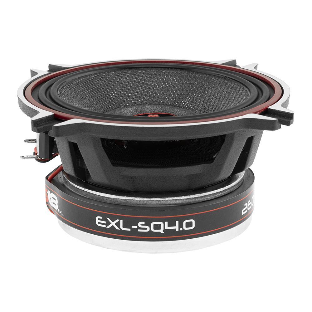 EXL 4" 2-Way Coaxial Speaker with Fiber Glass Cone 60 Watts Rms 3-Ohm