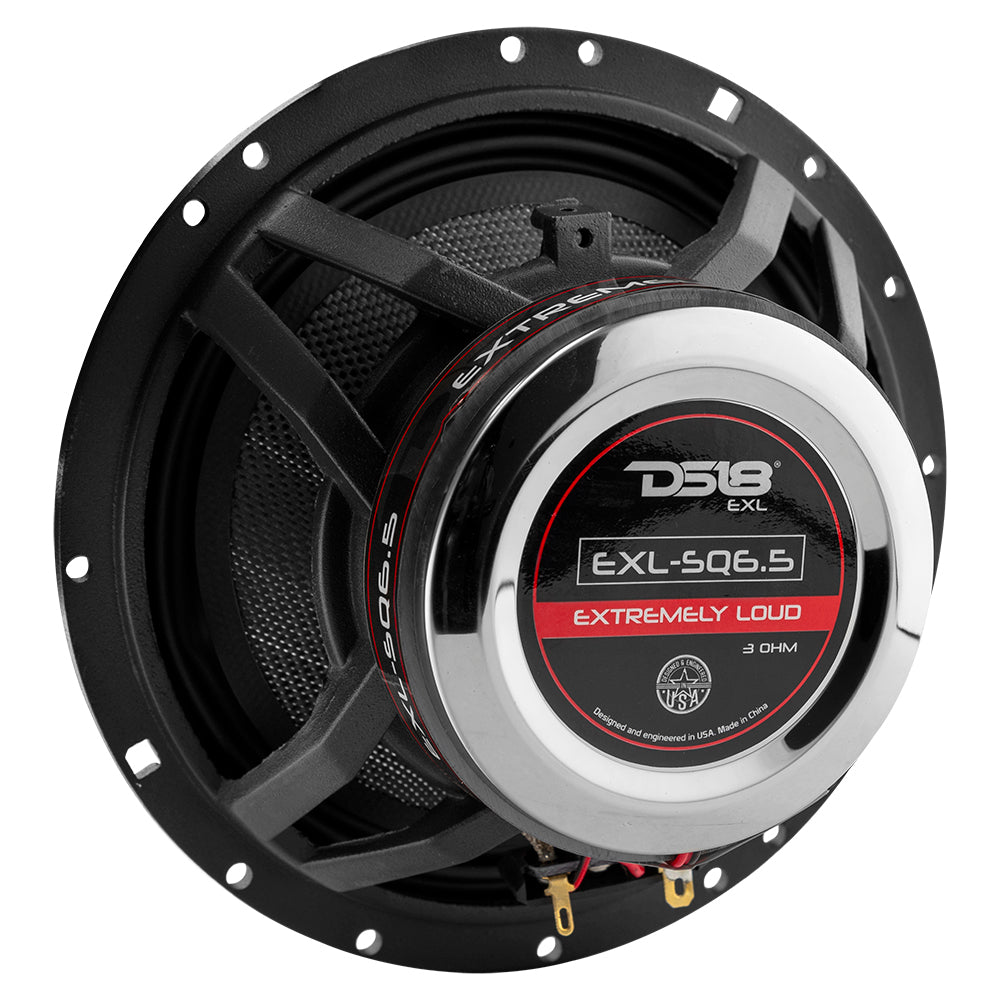 EXL 6.5" 2-Way Coaxial Speaker with Fiber Glass Cone 120 Watts Rms 3-Ohm