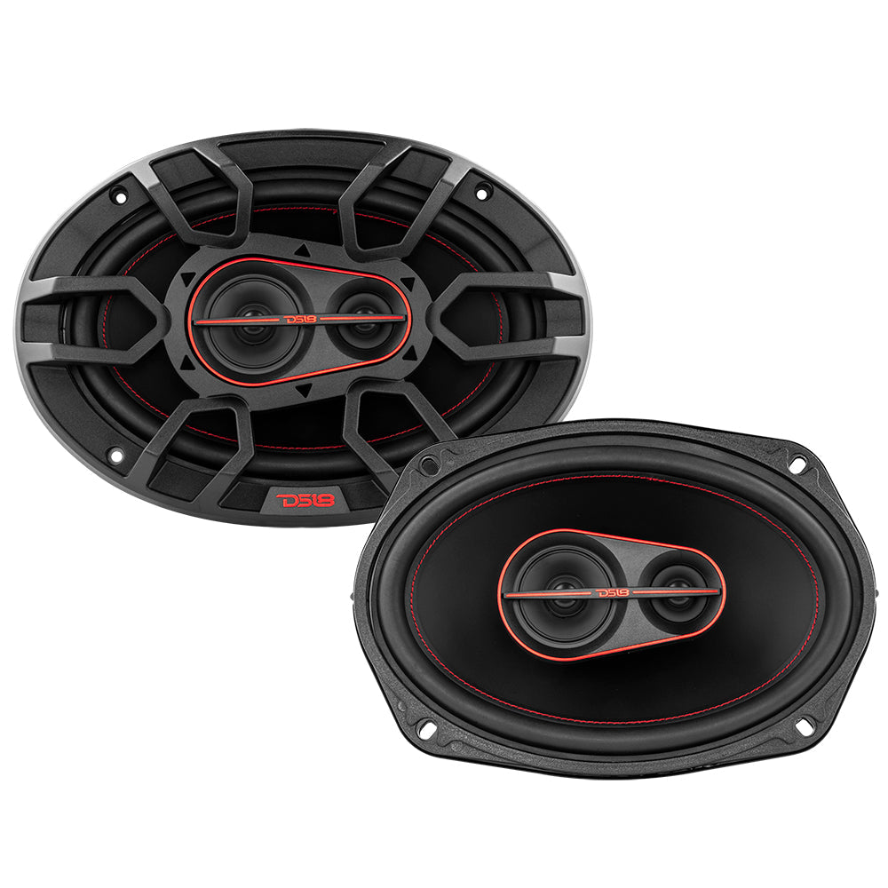 GEN-X 6x9" 3-Way Coaxial Speakers 60 Watts Rms 4-Ohm