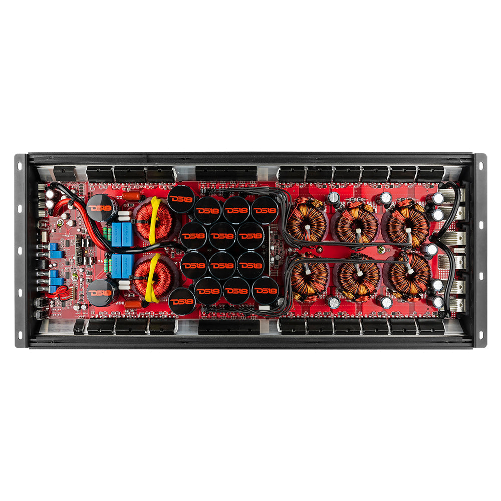 HOOLIGAN KO Black 1-Channel Amplifier with Voltmeter 10000 Watts Rms @ 1-Ohm Made In Korea