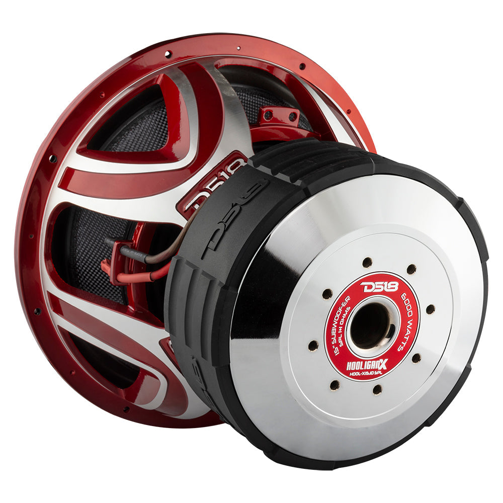 HOOLIGAN X 15" SPL Subwoofer 4000 Watts Rms 4" DVC 1-Ohm