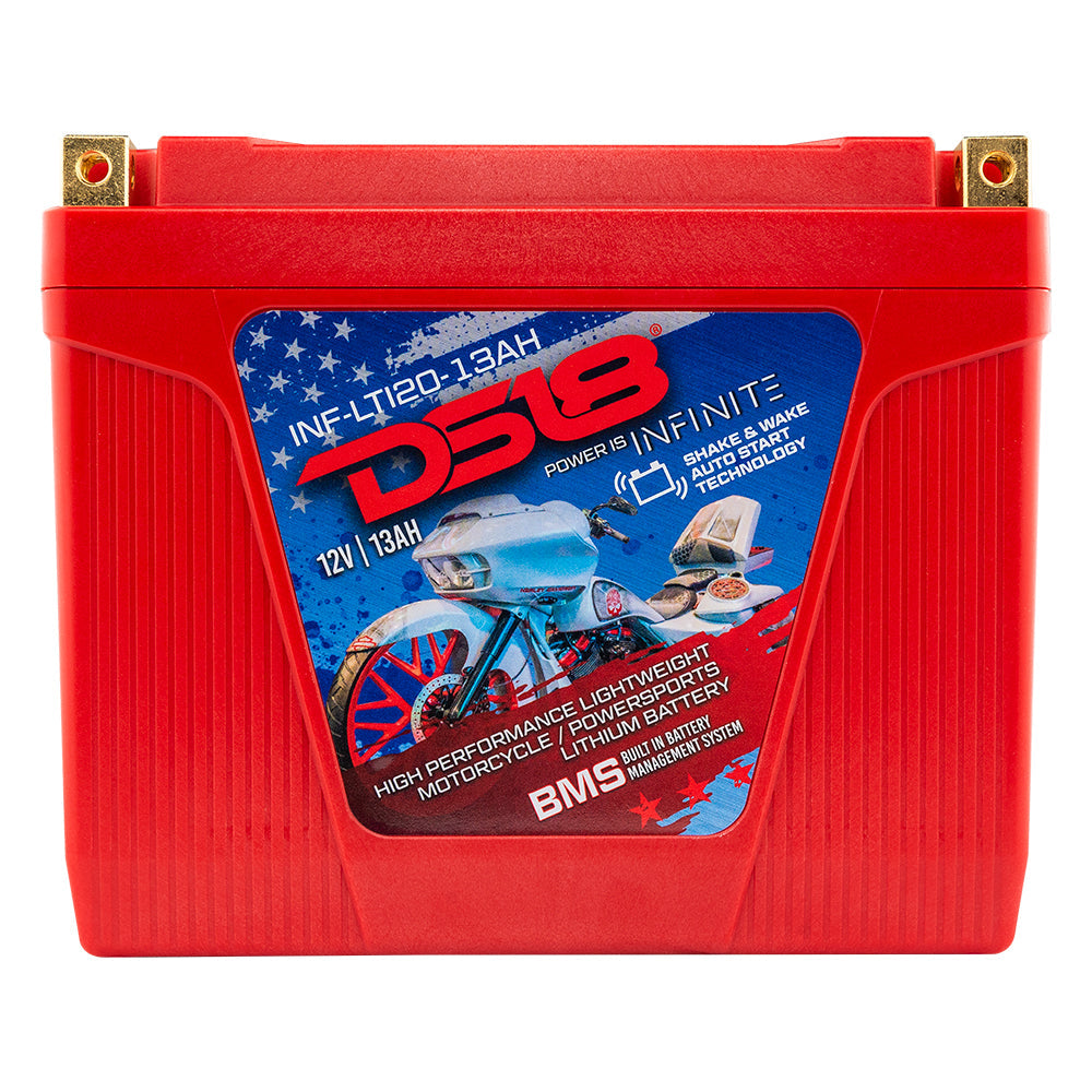 INF-LTI20-13AH INFINITE 13 AH Lithium Battery YTX20 Case With Shake and Wake Technology and BMS - Perfect for Motorcycles