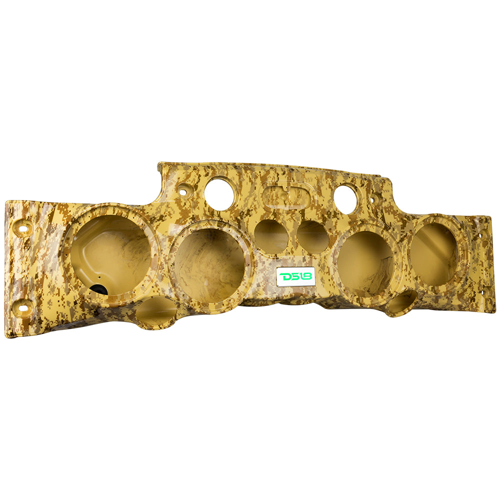 DS18 JK-SBAR/CM Exclusive Overhead Audio Bar System for JK/JKU Jeeps (4x 8" Speakers 4x3.72" Tweeters 2x1" Drivers) Camo Beige