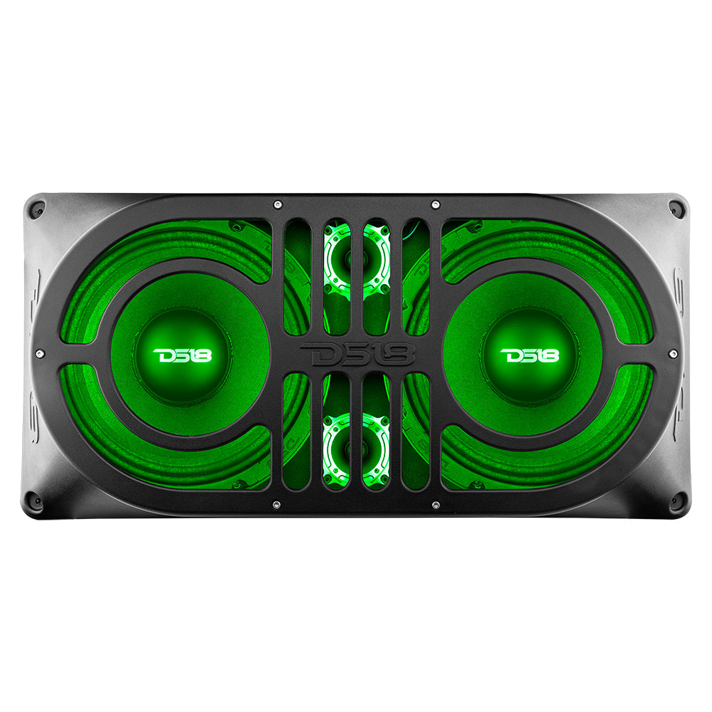 Jeep TJ,JK/JKU,JL/JLU Tailgate Loudspeaker Enclosure for 2 X 10" and 2 x 3" Tweeters