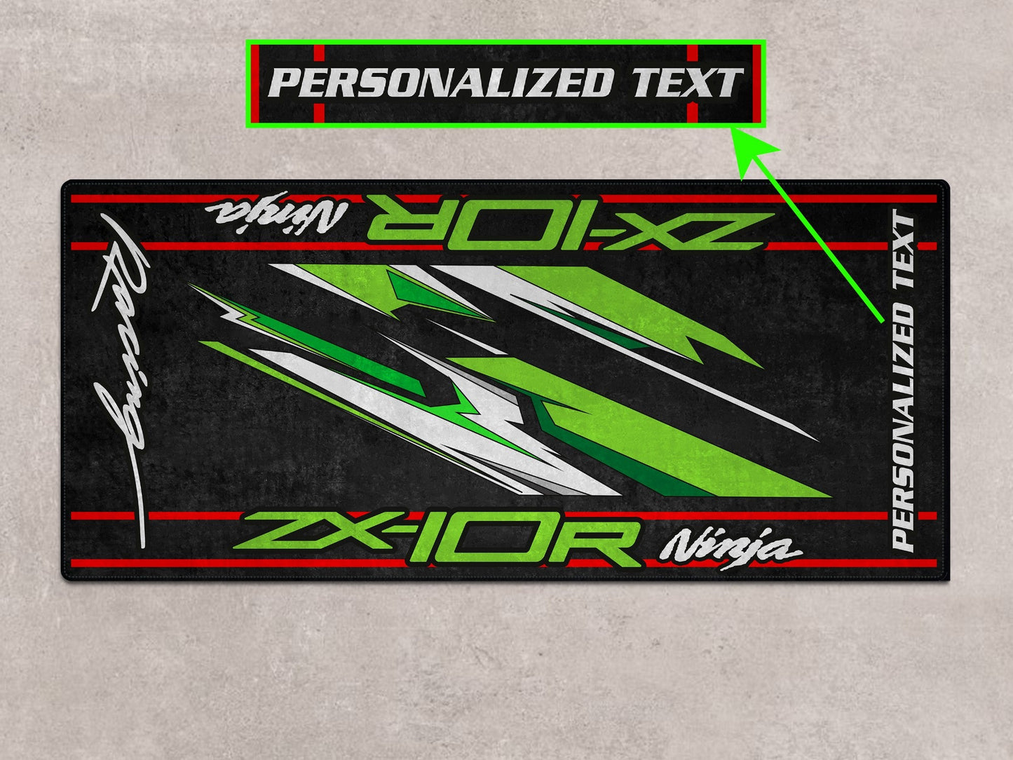 MPM Motorcycle Mat for Kawasaki ZX-10R - MM7250