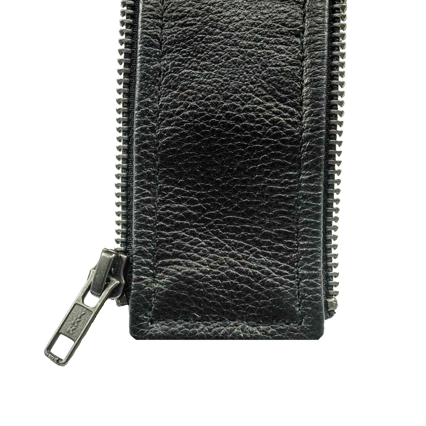 VXP53 Men's Black Universal Vest Expander Panel with Gun Metal Zip # 5