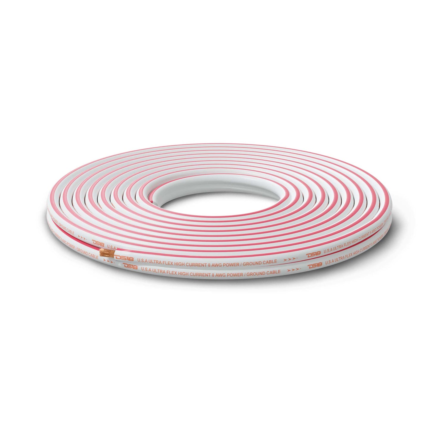 8-GA Marine Grade Tinned 100% Copper OFC Power Wire -100 Feet