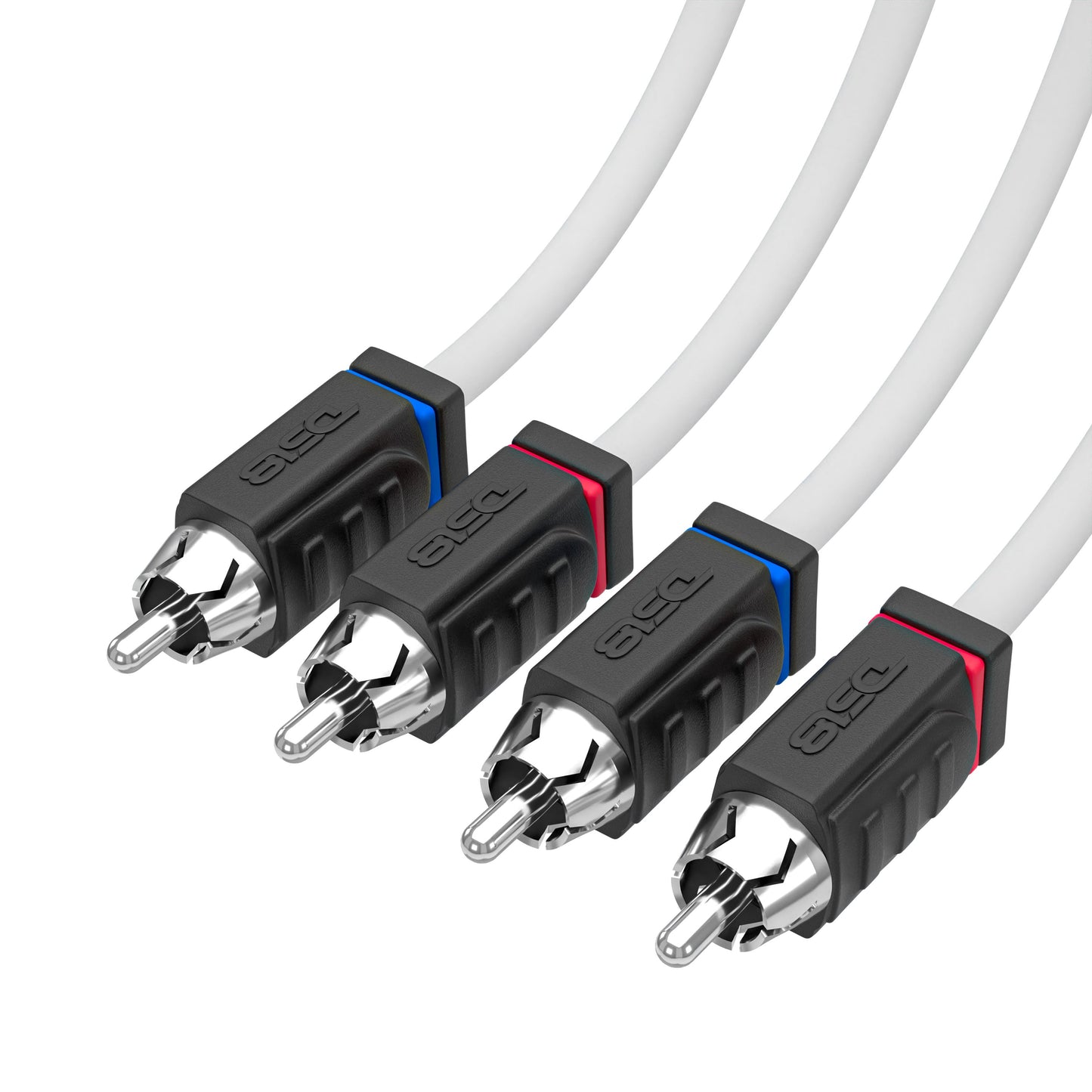 RCA Marine Grade Tinned 100% Copper OFC 12 Feet - WHITE