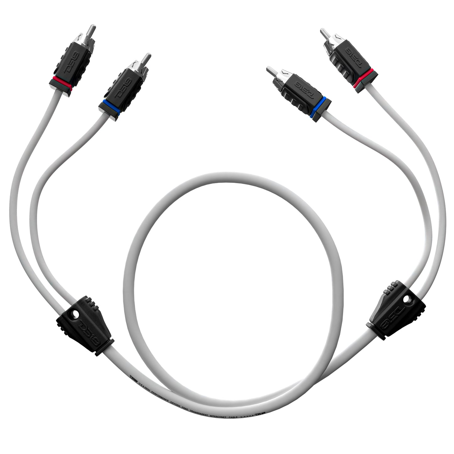 RCA Marine Grade Tinned 100% Copper OFC 3 Feet - WHITE