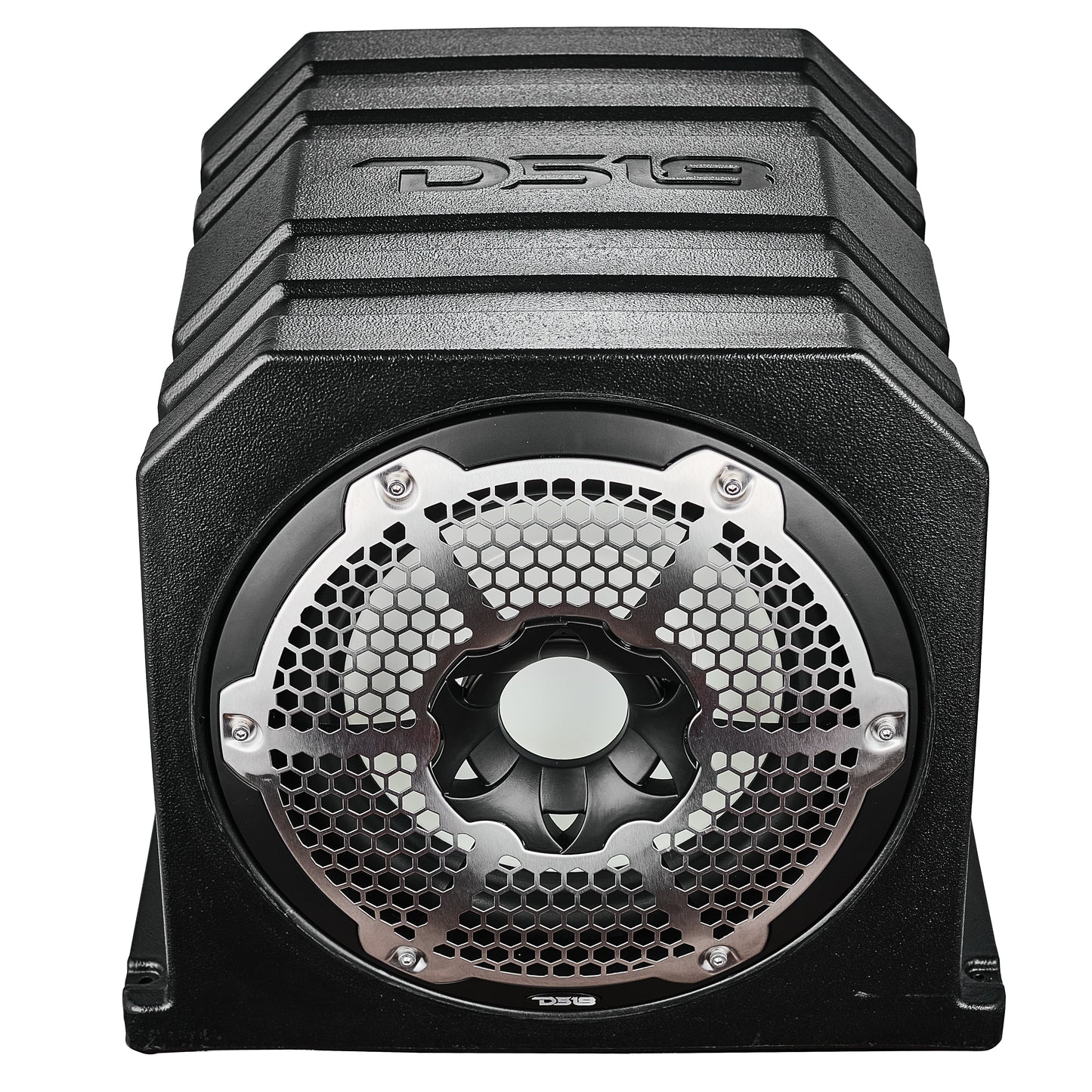 Dual 10" Marine Subwoofer Enclosure with 10" Passive Radiator and LED RGB Lights 350 Watts Rms 4-Ohm (NXL-10SUB Included)