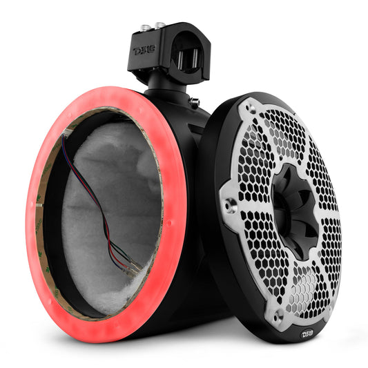 10" Marine Tower with Integrated RGB LED Lights No Speakers