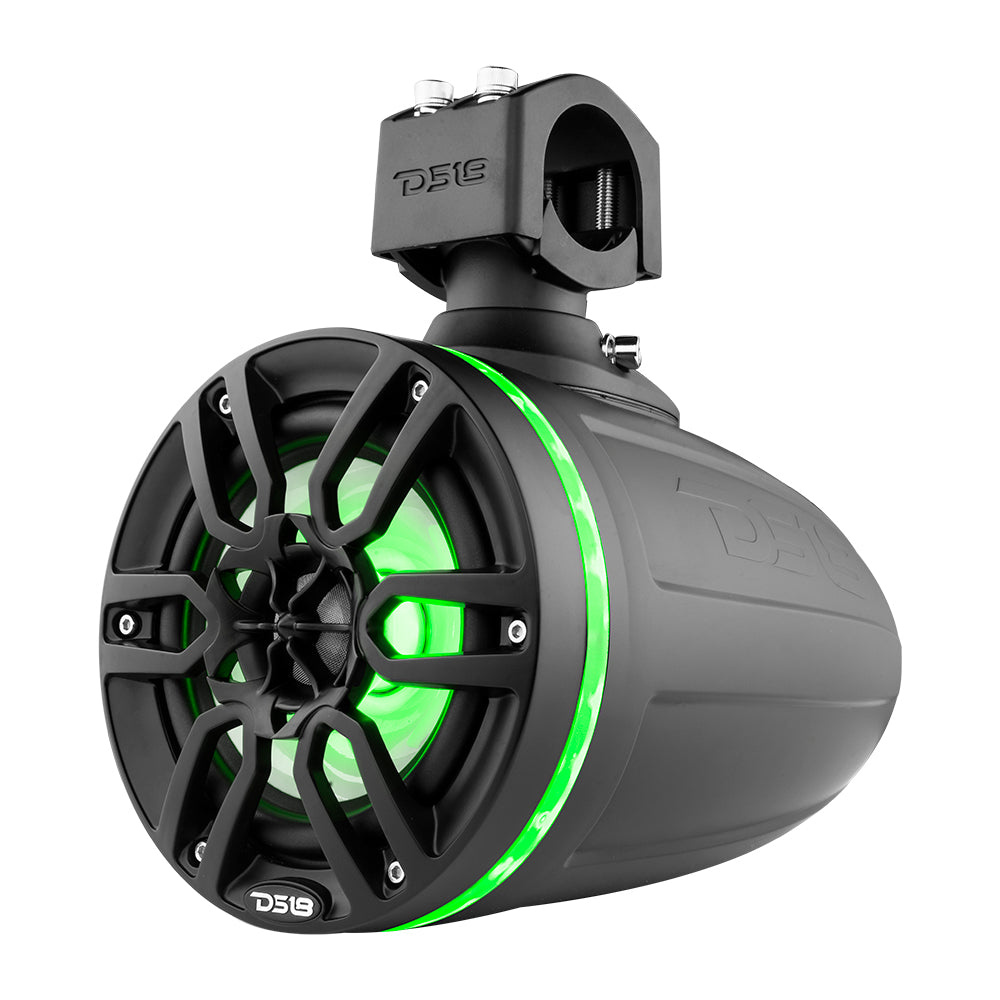 NXL 6.5" Marine and Powersports Towers LED RGB Lights 100 Watts Rms - Black