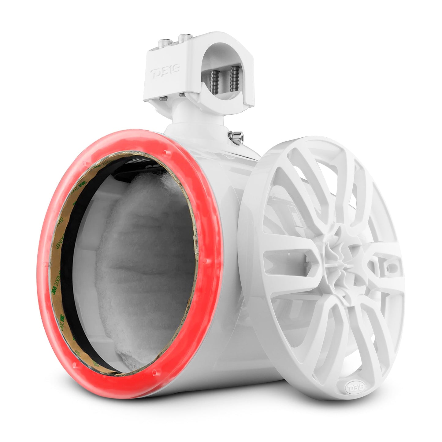 NXL 8" Marine and Powersports Empty Tower LED RGB Lights -White