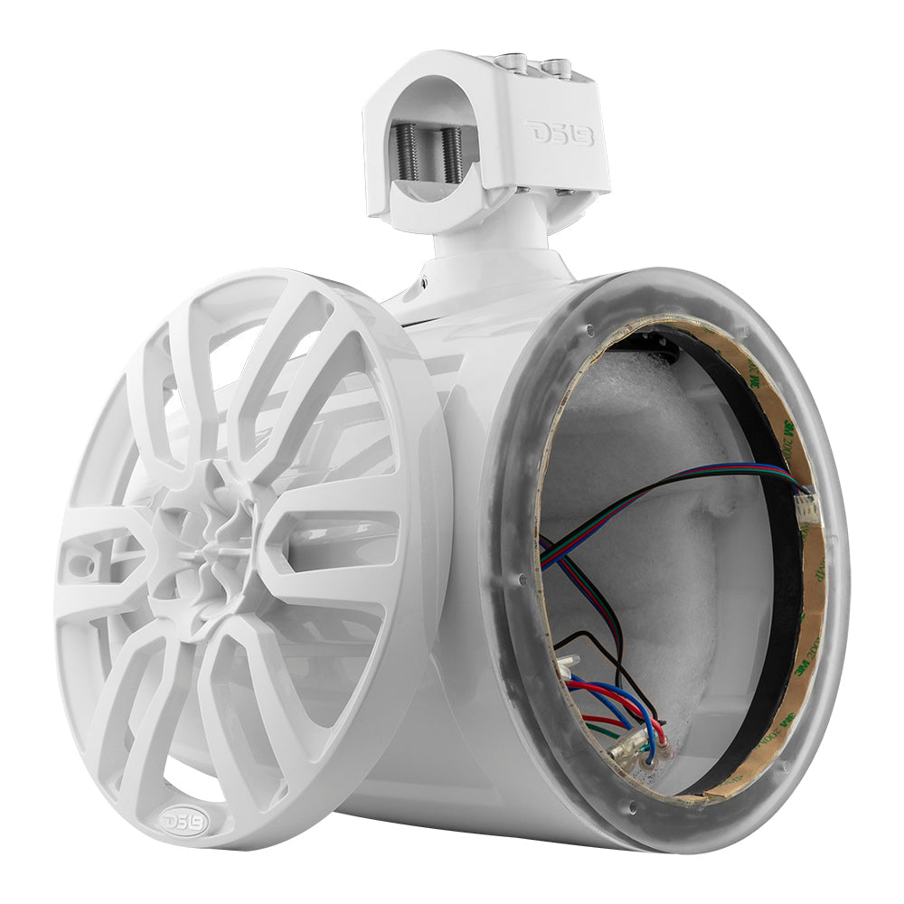 NXL 8" Marine and Powersports Empty Tower LED RGB Lights -White