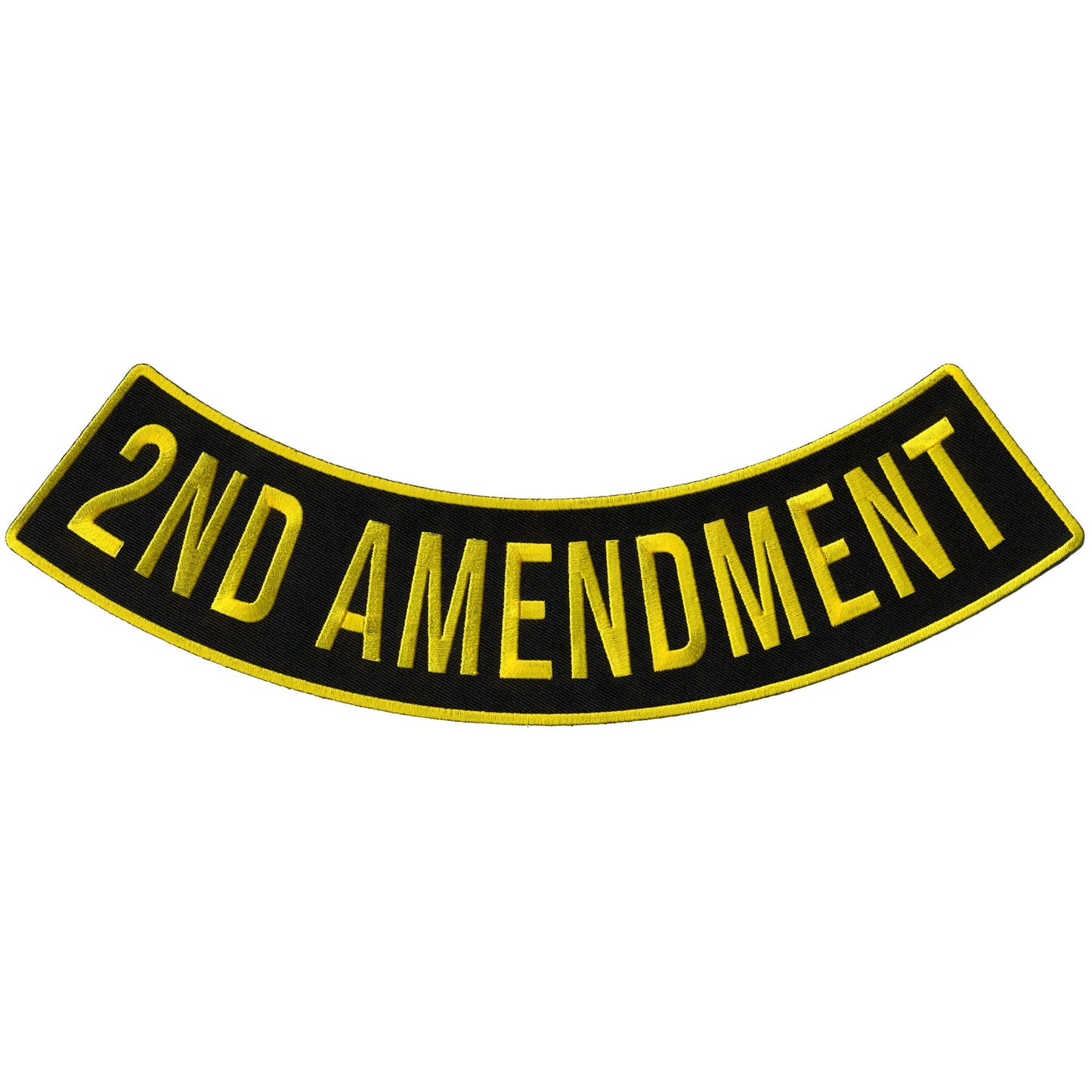 Hot Leathers 2nd Amendment 12” X 3” Bottom Rocker Patch
