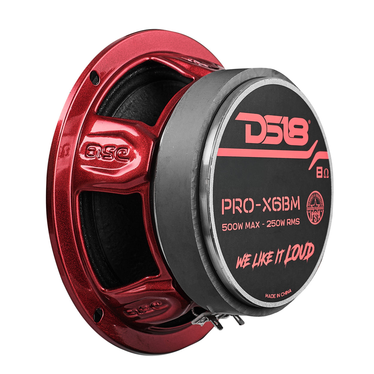 PRO-X 6.5" Mid-Range Bullet Loudspeaker 250 Watts Rms 8-Ohm