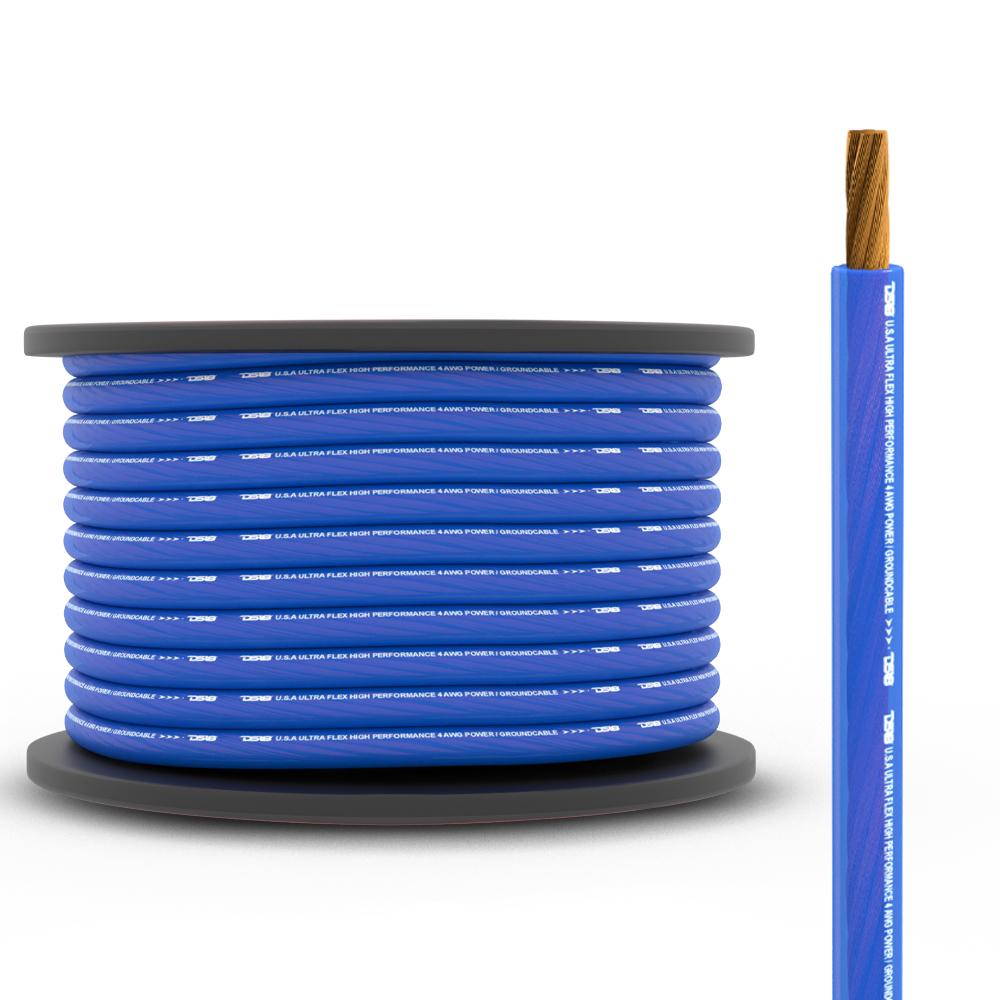 4-GA CCA Ground, Power Cable, 100 Feet