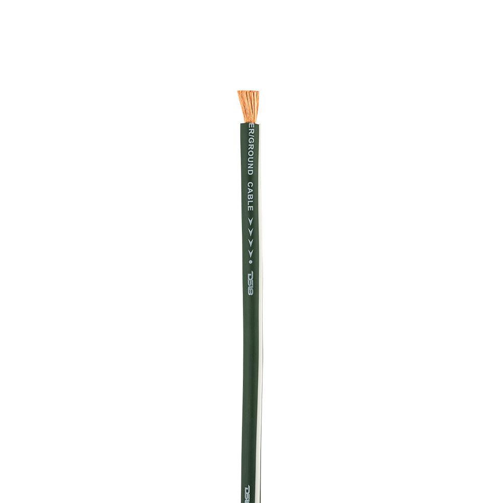 4-GA 100% OFC Ground, Power Cable, 50 Feet -Camo Green