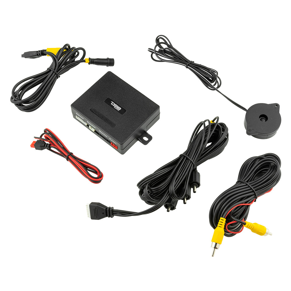 DS18 RCS2IN1LP Waterproof Reverse Camera and Backup Buzzer for License Plate