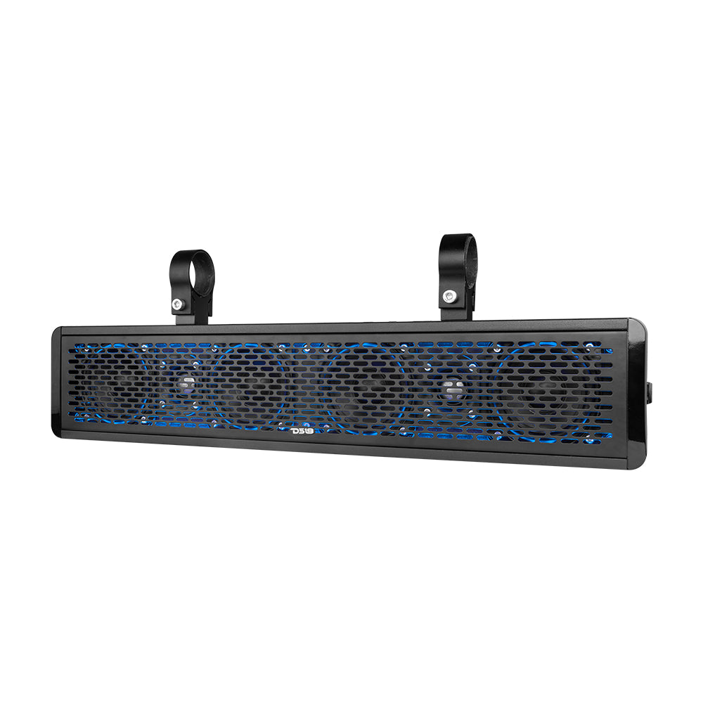 DS18 HYDRO SBAR25 25" Marine Water Resistant Sound Bar Speaker System RGB LED Lights 6 Speakers 600 Watts