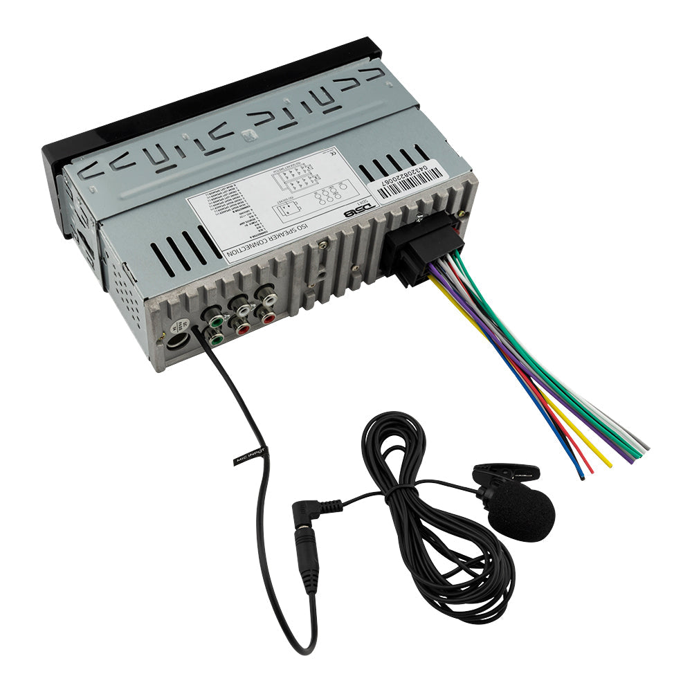 Single-DIN Digital Media Receiver Mech-Less Player, Bluetooth, Dual USB ,7 Volt Preouts