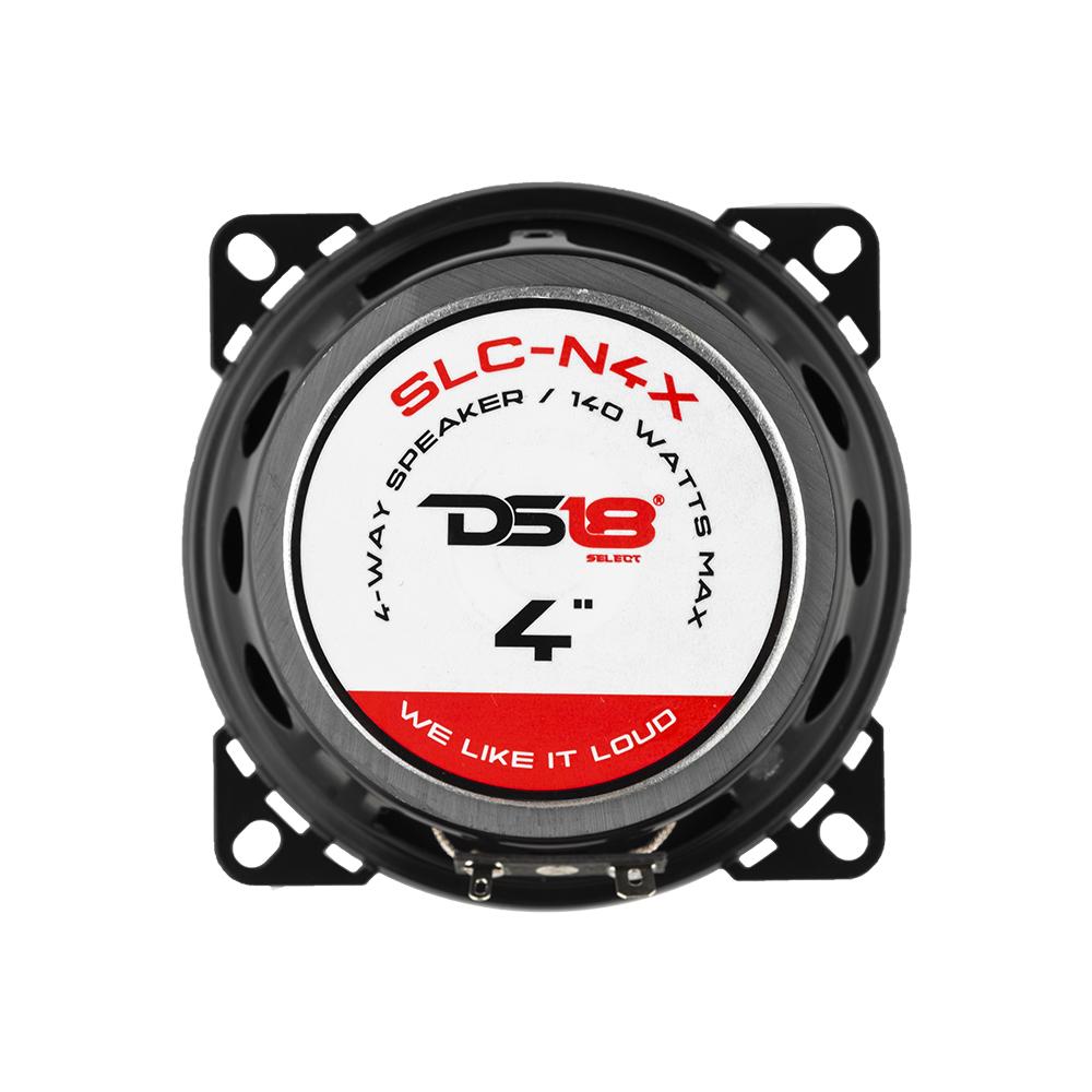 DS18 SLC-N4X SELECT 4" 4-Way Coaxial Speaker 140 Watts 4-Ohms (Pair)