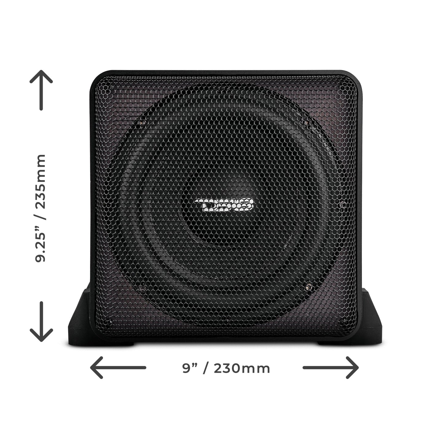 Dual 8" Loaded High End Aluminum Subwoofer Enclosure 300 Watts Rms