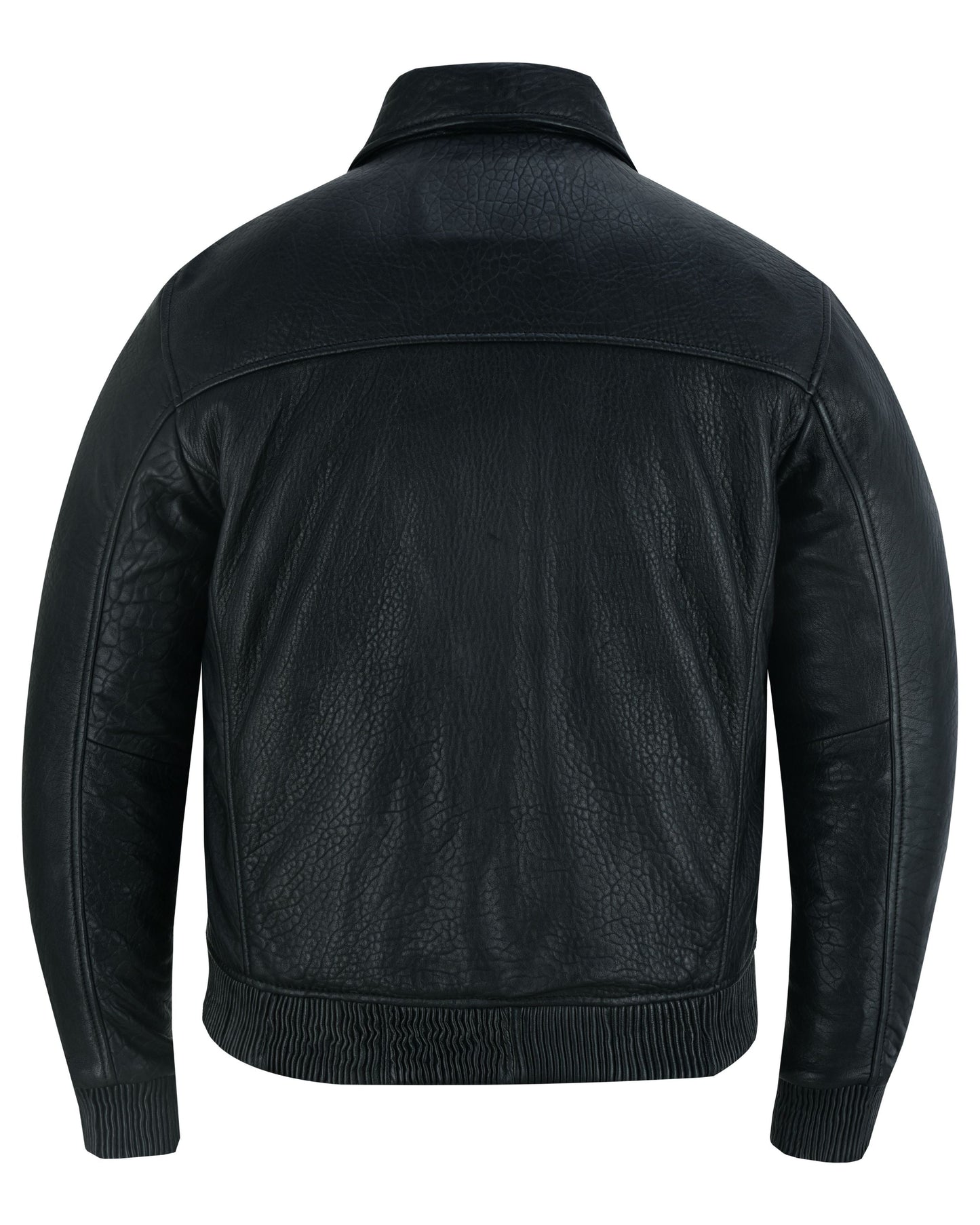 Traveler Men's Fashion Black Leather Jacket