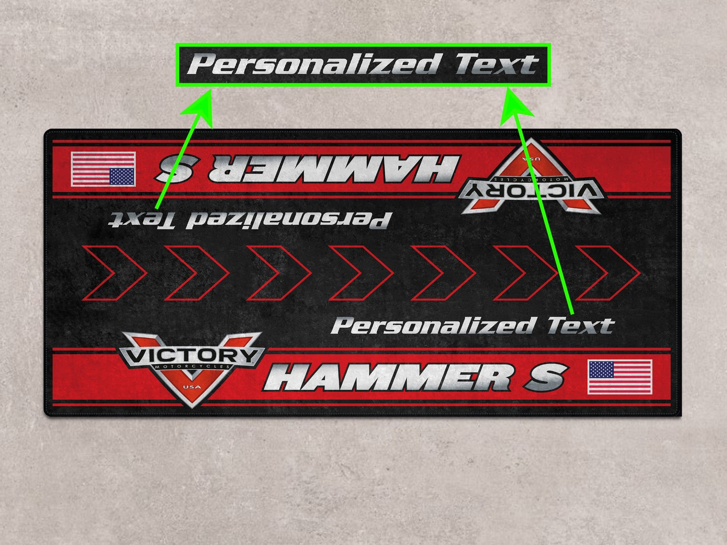 MPM Motorcycle Mat for Victory Hummer S - MM7311