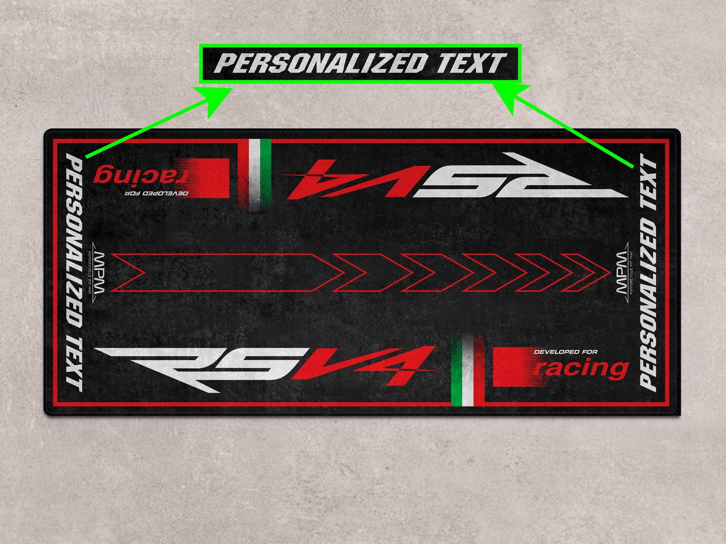 MPM Motorcycle Mat for Aprilia RSV4 - MM7220