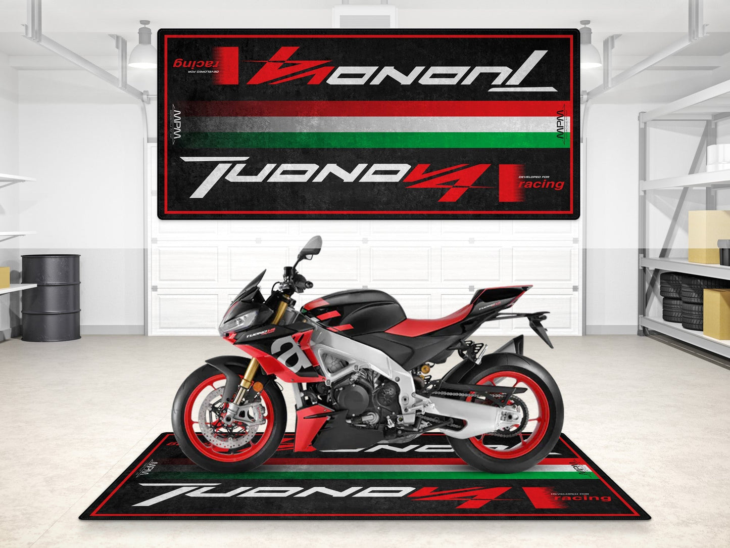 MPM Motorcycle Mat for Aprilia Tuono V4 - MM7253