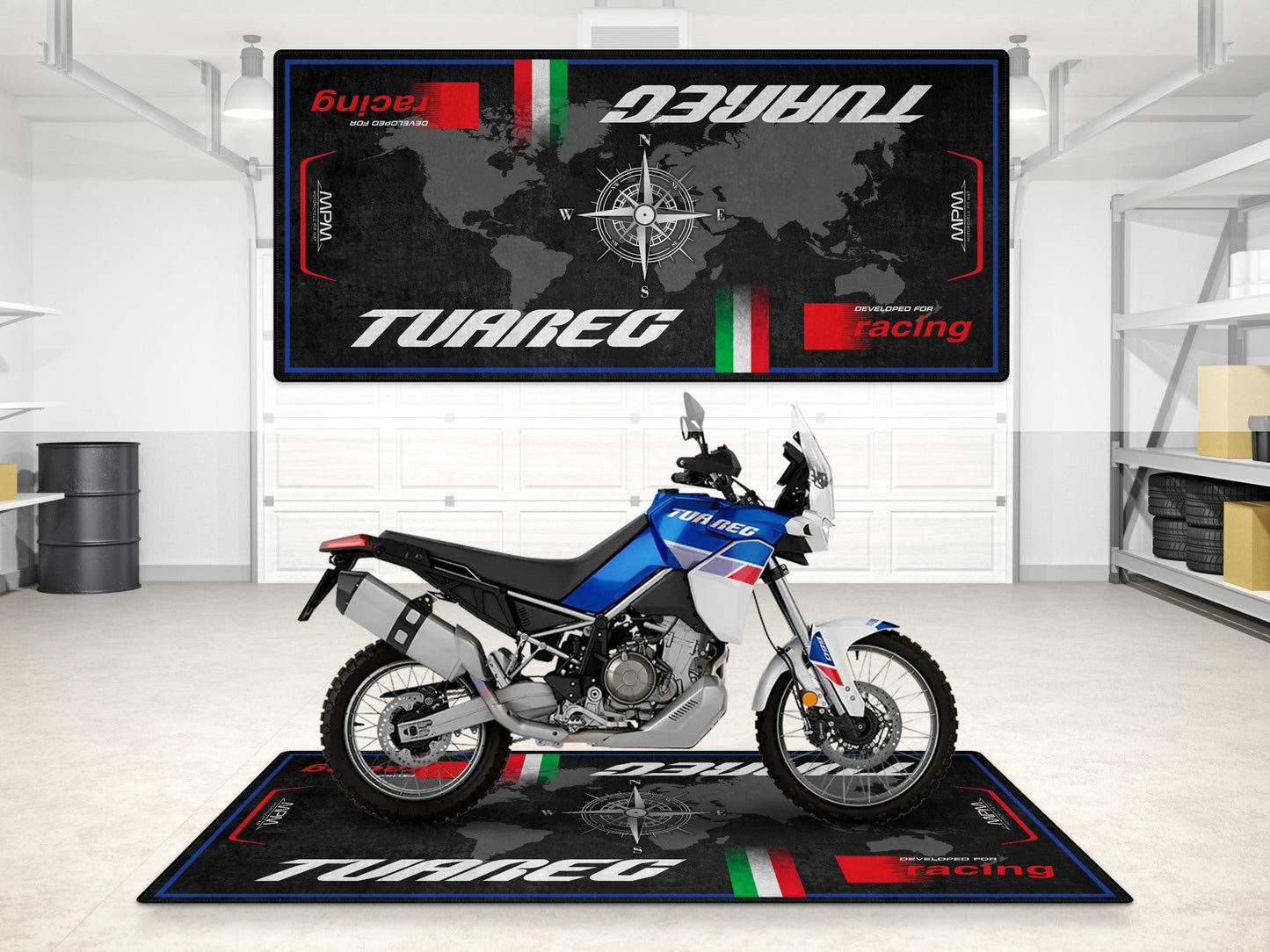 MPM Motorcycle Mat for Aprilia Tuareg - MM7274