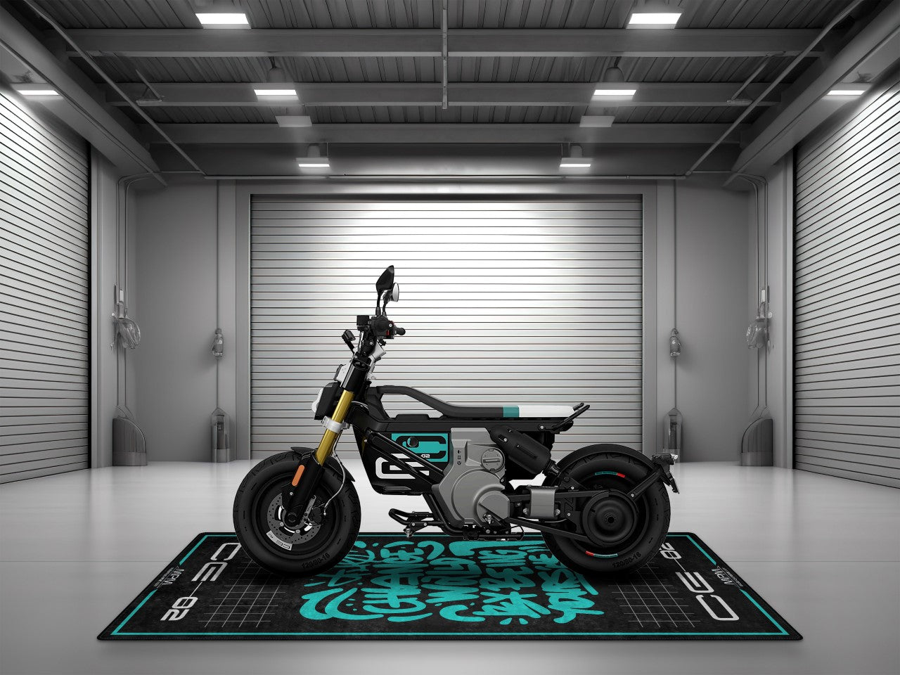 MPM Motorcycle Mat for BMW CE02 - MM4102