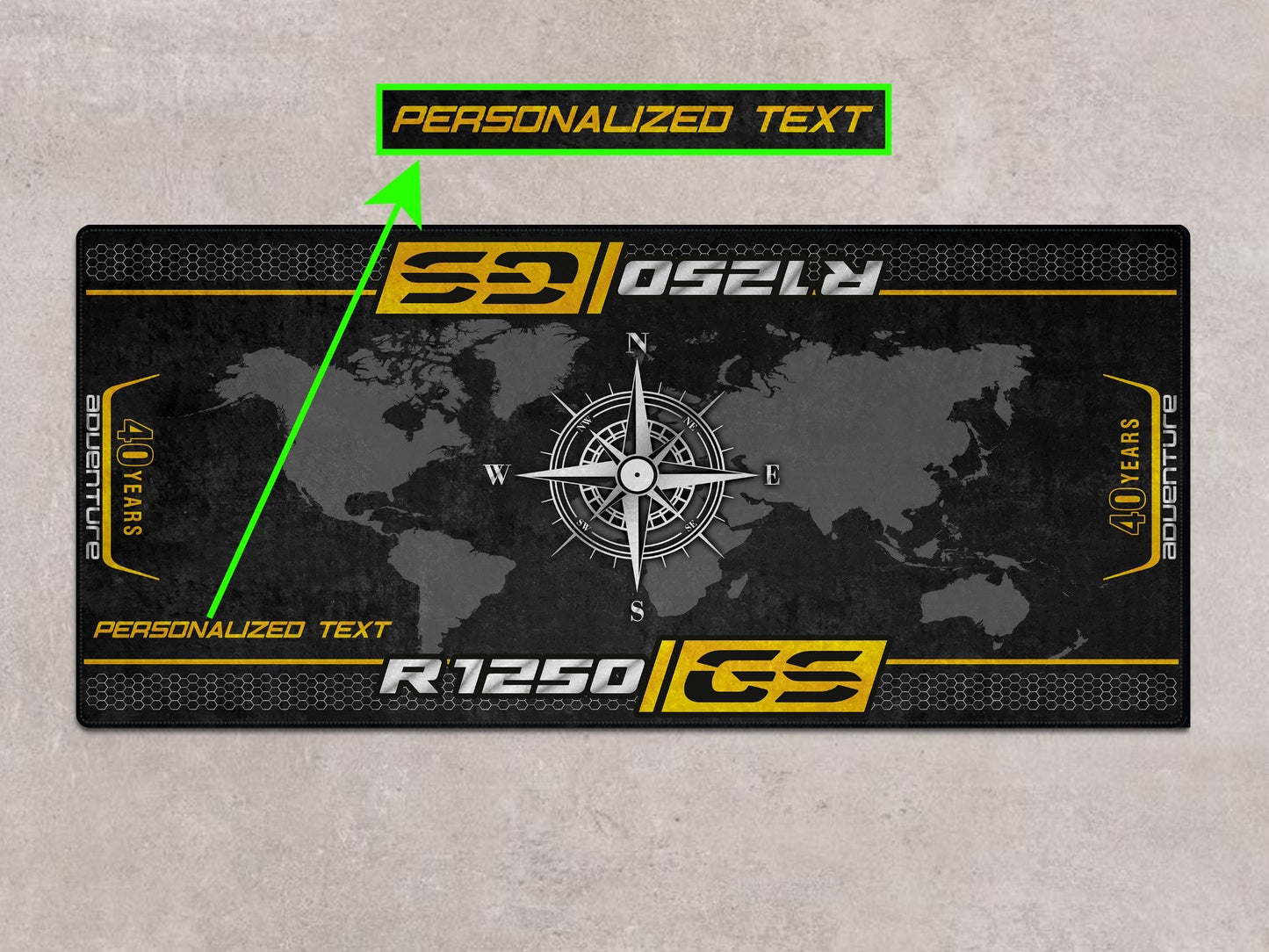 MPM Motorcycle Mat for BMW R1250GS 40th Years Anniversary Adventure - MM7248