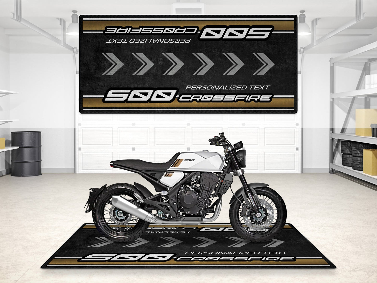 MPM Motorcycle Mat for Brixton 500 Crossfire - MM7293
