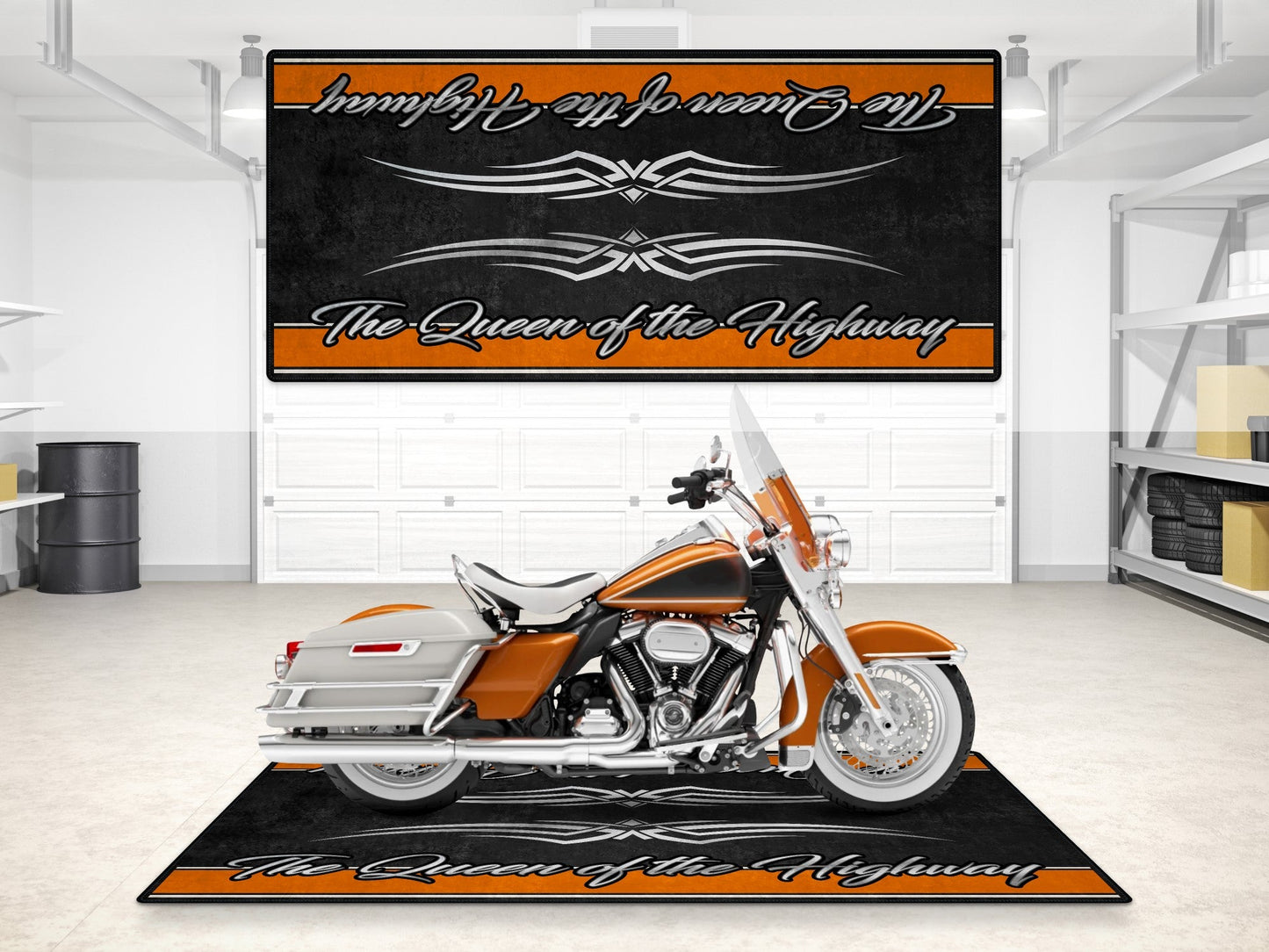 MPM Motorcycle Mat for Touring Motorcycle "The Queen of the Highway" - MM7299
