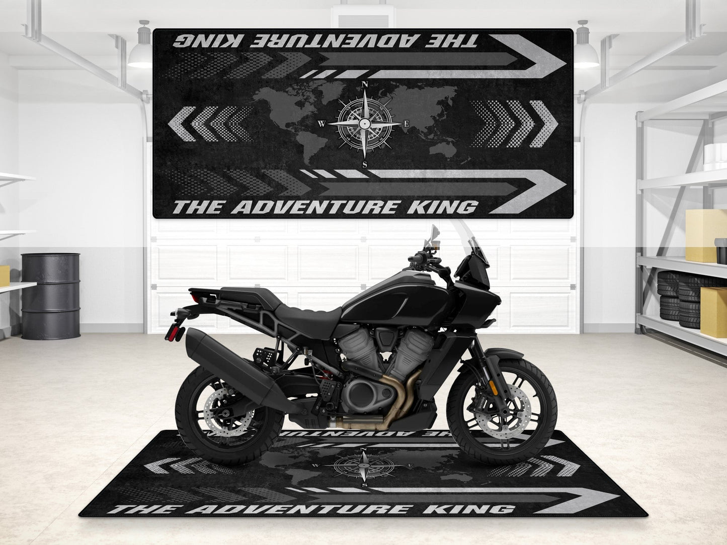 MPM Motorcycle Mat for Adventure Motorcycle "The Adventure King" - MM7341