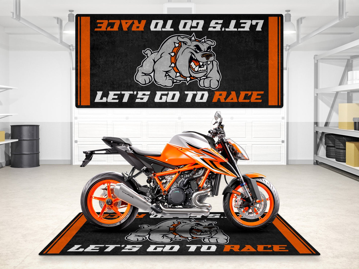 MPM Motorcycle Mat for KTM Motorcycle (Bulldog) - MM7211