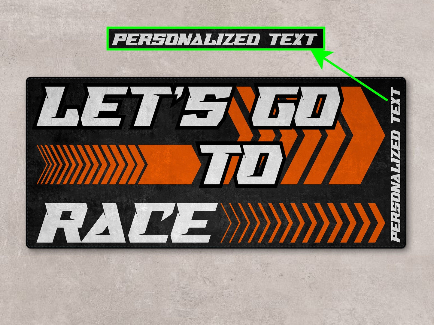 MPM Motorcycle Mat for KTM Motorcycle (Let's Go To Race) - MM7212