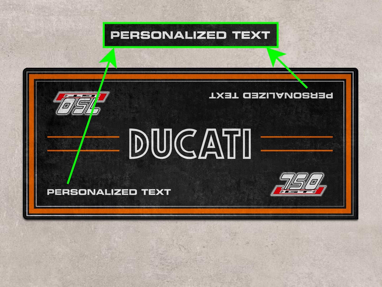 MPM Motorcycle Mat for Ducati 750 GT 1973 - MM7203