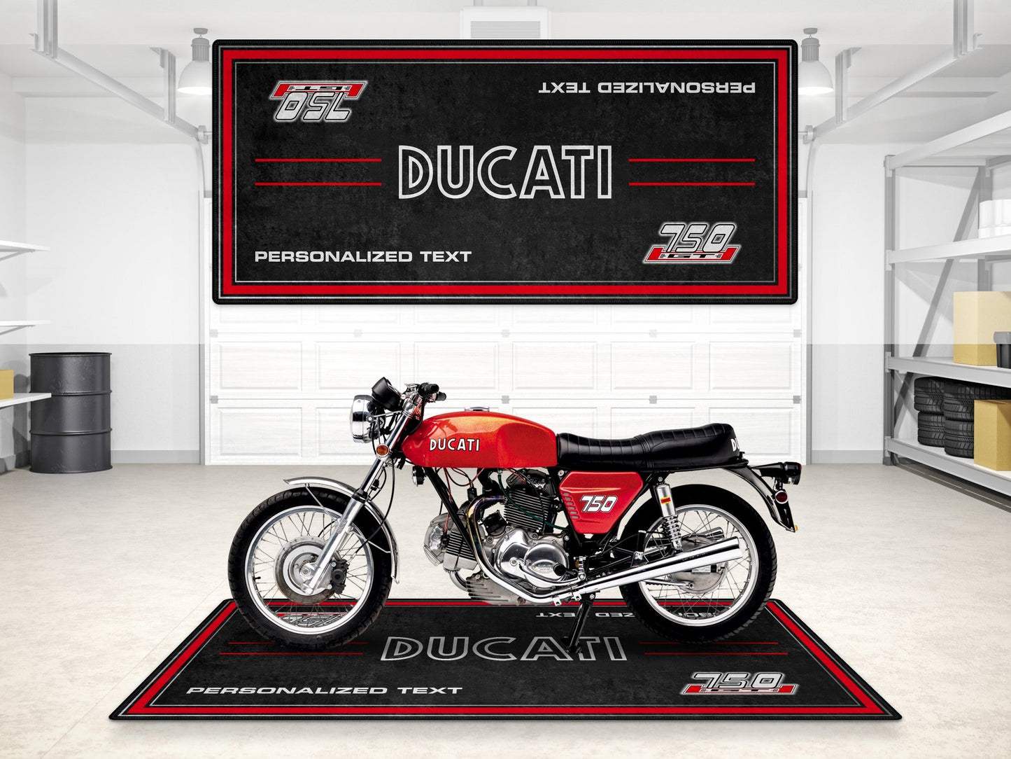 MPM Motorcycle Mat for Ducati 750 GT 1973 - MM7203
