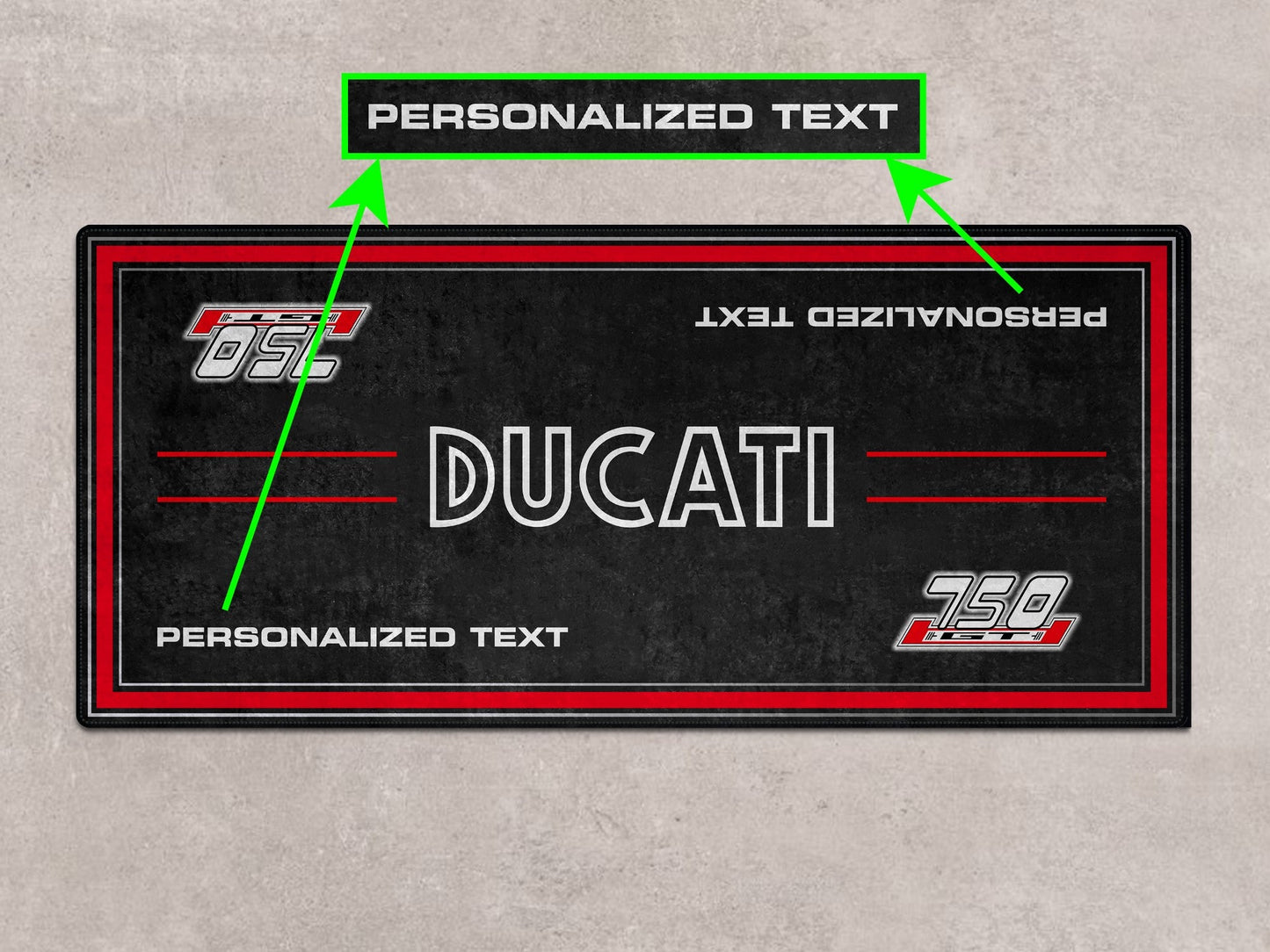 MPM Motorcycle Mat for Ducati 750 GT 1973 - MM7203